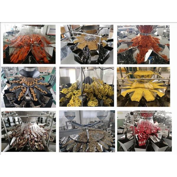 10/14 Heads Multi Head Combination Weigher For Dry Fruit Candy Snack