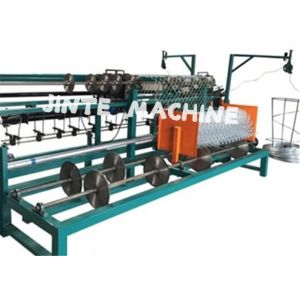 ISO Double Wire 160m²/H Chain Link Mesh Machine
