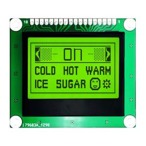 China 128X64 Dots Graphic FSTN COB LCD Module With White Side Backlight wholesale