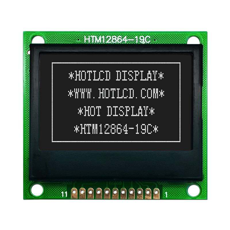 128X64 FSTN Graphic LCD Module With White Backlight HTM12864-19C