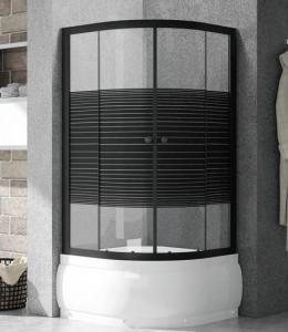 Square Corner Shower Cubicles High Threshold Tray Sliding 800 X 800 Shower Enclosure