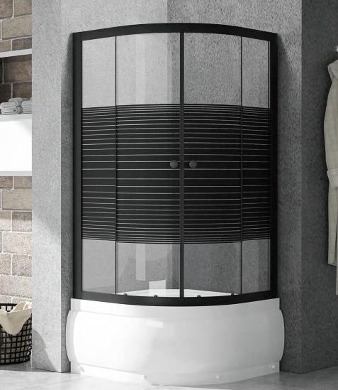 Quality Square Corner Shower Cubicles High Threshold Tray Sliding 800 X 800 Shower Enclosure for sale