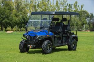 China 450 Max-Deluxe Petrol Golf Cart With 6 Seats Windshiled And Cover wholesale