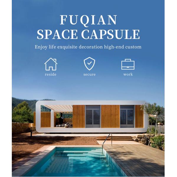 High quality Prefab house camping capsule modular container house modular luxury prefabricated home glass house design