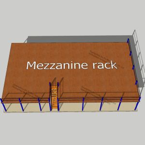 China Fire Rated Mezzanine Racking System ODM wholesale
