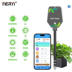 China 6 in 1 YIERYI Plants digital soil meter with LCD display wholesale