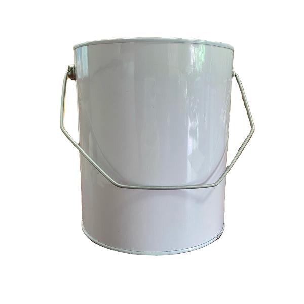 Chemical 4 Litre Empty Paint Tins Containers White Coating