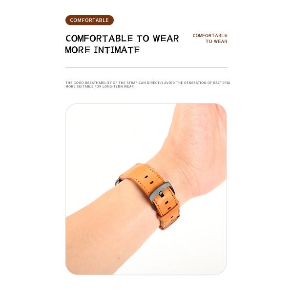 Genuine Leather Smart Watch Straps For iWatch 38mm 40mm 42mm 44mm 45mm 100%