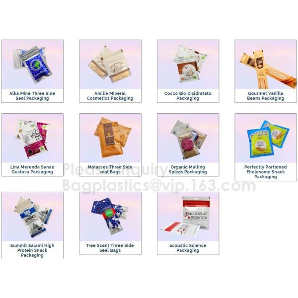 Resealable Zipper Lock Aluminum Foil Flat Bottom Side Gusset Pouch Bag For Packing Whey Protein Powder