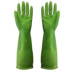 China 38CM Latex Free Kitchen Gloves Chemical Resistance Extra Long Dishwashing Gloves wholesale
