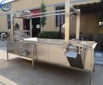 Automatic Puffed Snacks Continuous Fryer Machine , Potato Chips Frying Machine