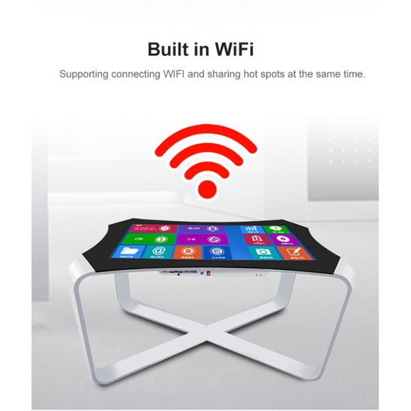 ZXTLCD 43 Inch HD smart interactive touch table multitouch coffee table computer for sale