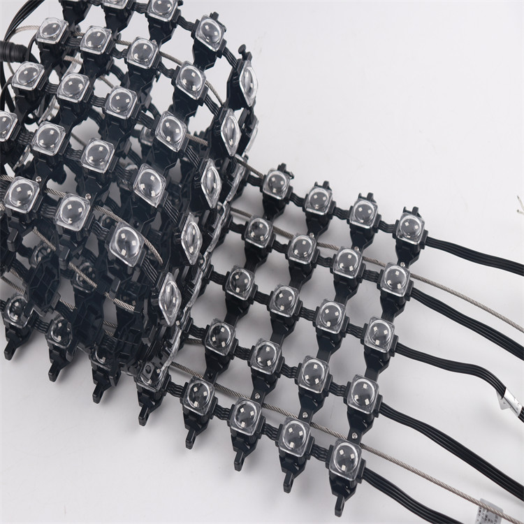IP67 Waterproof Programmable LED Video Outdoor Building Background Foldable Led Mesh Display