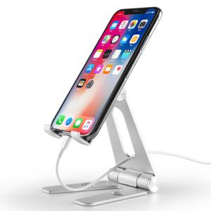 COMER Mobile phone lazy man desktop folding portable Pad tablet adjustment chattering computer support head of bed