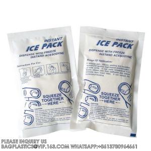 China Fresh keep, Custom Medical Non Toxic Ice Packs Compress Wraps Instant Cold Pack Cold hot pack bag keep cool wholesale