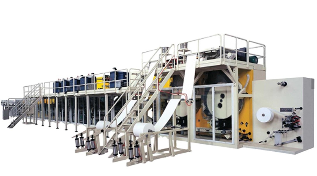 Baby Diaper Machine Big Elastic tape New type Second hand used Machinery