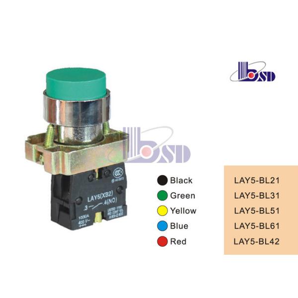 LAY5（XB2）-BL31 green color spring return flat button push button swithes