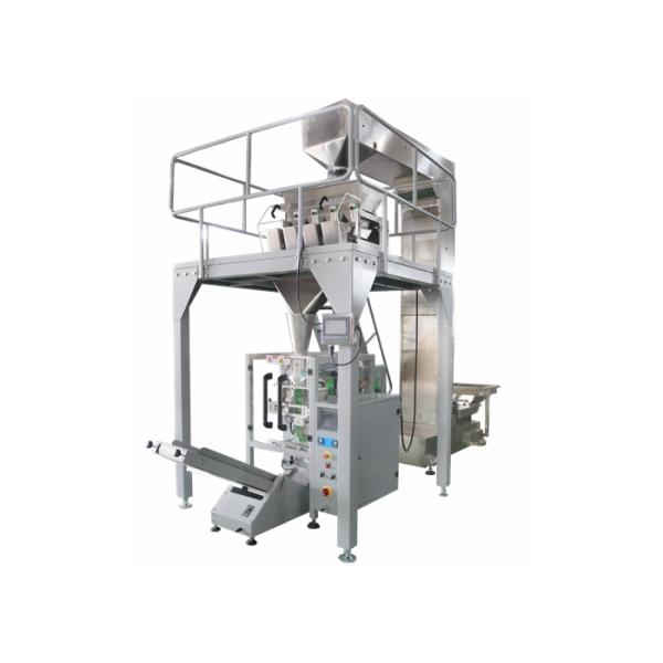 4 Heads Linear Scale Multi Head Pouch Packing Machine For Sugar , Pet Food , Beans
