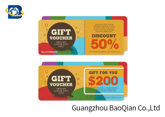 Shopping Discount Card 3D Lenticular Card Eco - Friendly Material Anti Scratch