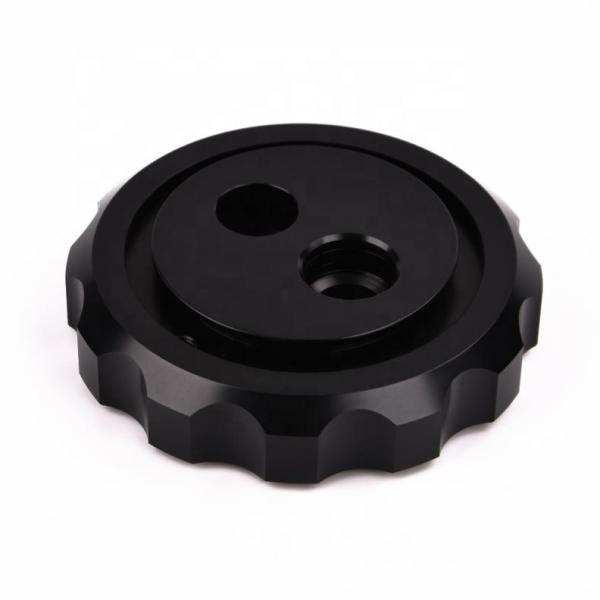 Black Aluminum Anodized 4 Axis CNC Turning Parts