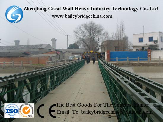 Quality CB321(CB100) DS Painted Bailey Bridge as Pedestrian way In China for sale