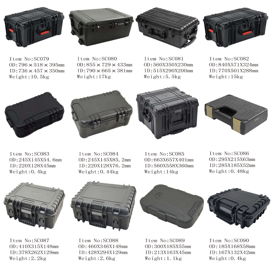 China Manufacturer ABS Plastic Waterproof Equipment Case