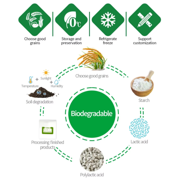 Biodegradable Zip Lock Bag Resealable Compostable Pouch Recyclable Plastic Food Packaging Bag