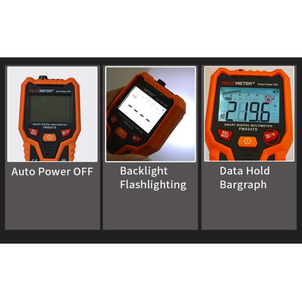 NCV Detection Auto Range Digital Multimeter Multifunctional Stable Performance