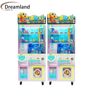 China New Playing Fishing Machine Children Real Catching Fish Vending Machine For Game Zones wholesale