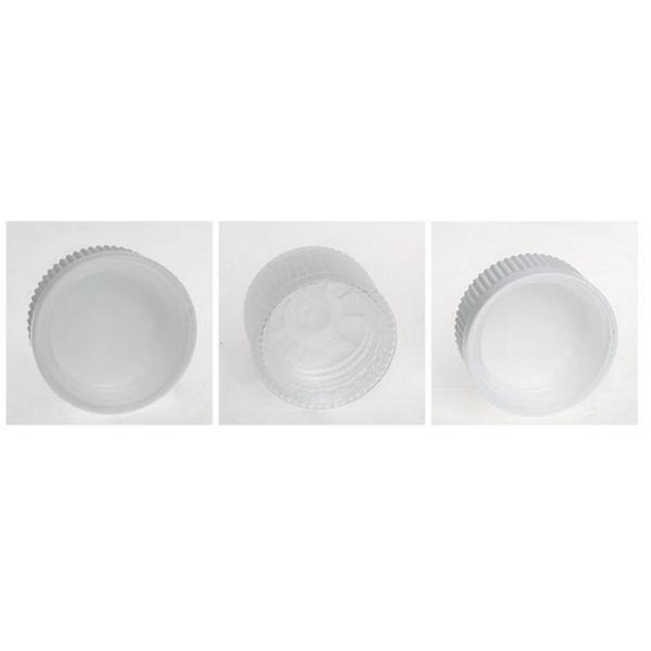 Round Screw Top Cap Ribbed Child - Resistant Customized Color For Bottle