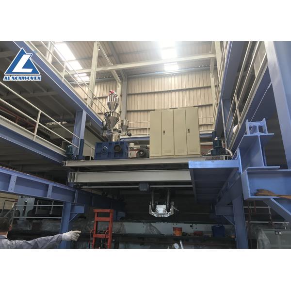 2400mm SMS PP Non Woven Fabric Machine , Non Woven Fabric Manufacturing Machine