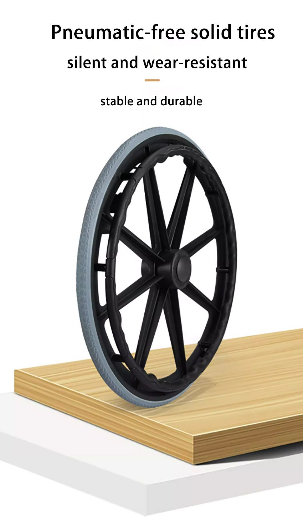 Premium Foldable Portable Wheelchair for Daily Use and Rehab