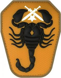 China Morale PVC Rubber Patches Custom Scorpion Military Army Tactical Patch wholesale