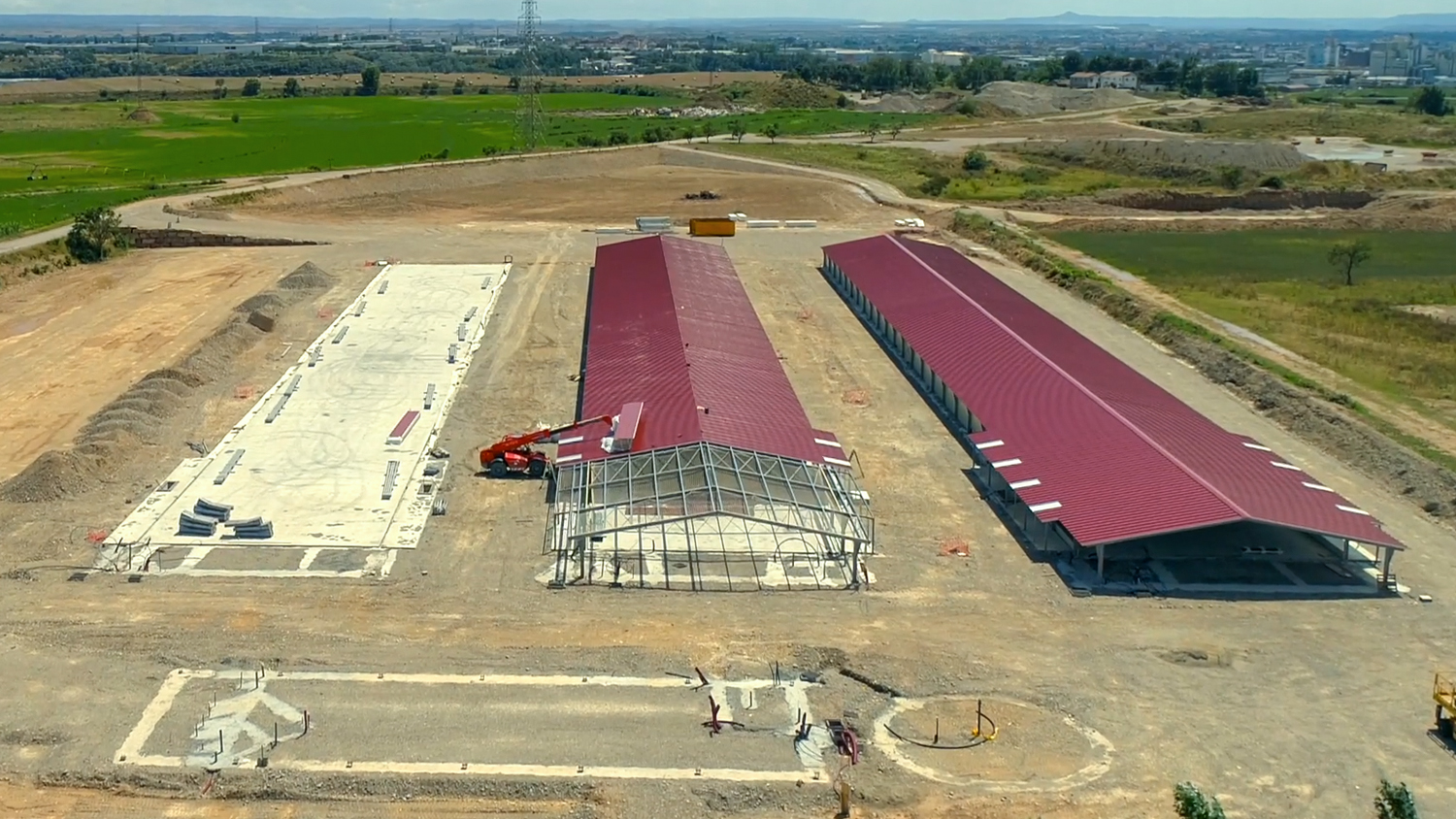10000 Chickens Prefabricated Steel Tolerance ±1% for Chicken and Duck Farm Structures