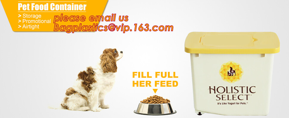 China Supply Pet Product Ceramic Dog Food Storage Container, Airtight Plastic Food Storage Container, Storage Barrel Pet