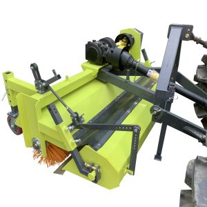 China Farm 1600mm Tractor Mounted Sweeping Machine 22hp Road Sweeper wholesale