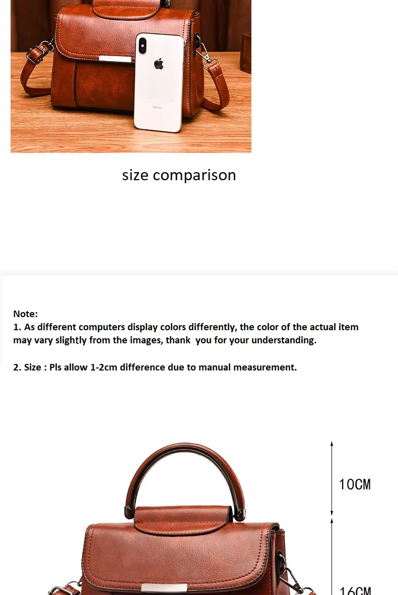 Main Material PU Classic Clutch Handbag Simple Solid Color Cross-Body/Shoulder Bag