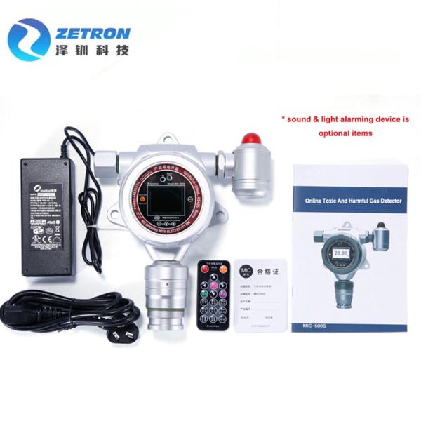 Quality Toxic And Harmful Zetron Fixed Gas Detector 15m Infrared Remote Controller for sale