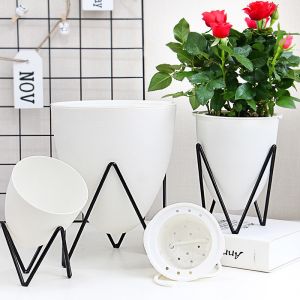 China PP 11.5cm Aquaphoric Auto Self Watering Flower Pots Planter wholesale