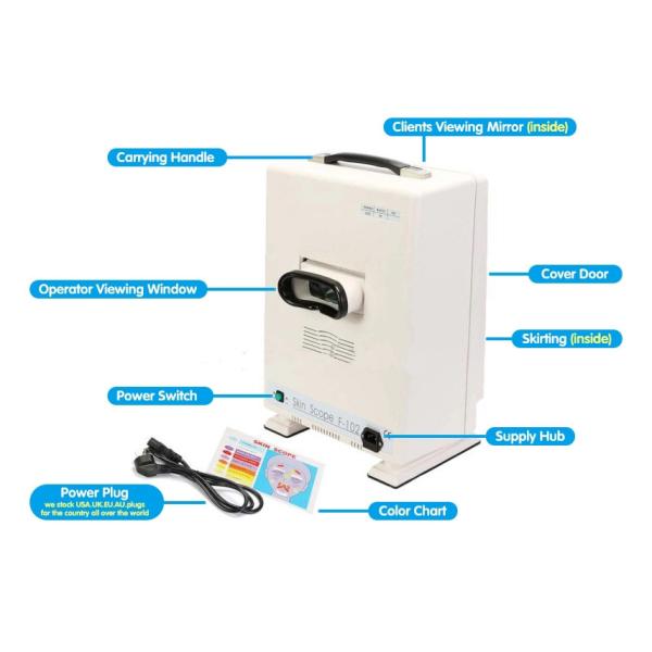 Digital Microscope Skin Scanner With Camera Operator Viewing Window