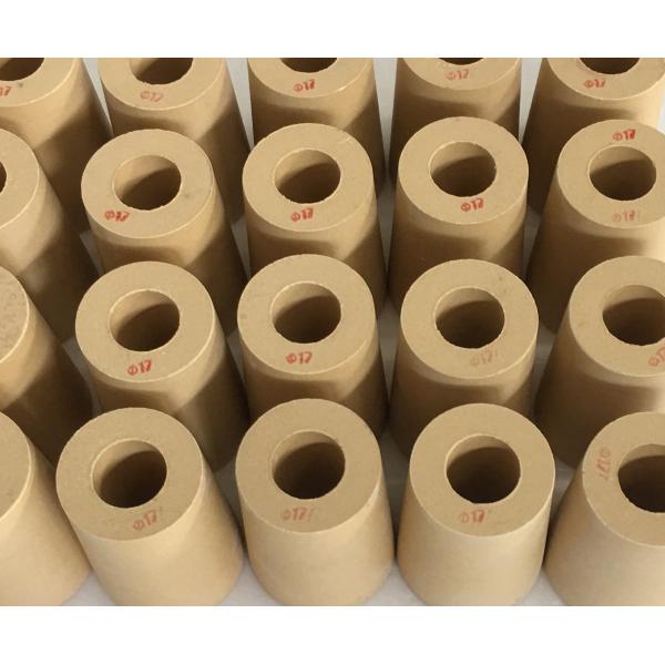 Continuous Casting Metering Nozzle With 65% Zircon Content Insert Anti Erosion