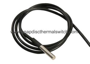 Waterproof Resistance Sensor Cylindrical Probe  Type Air Conditioner Use