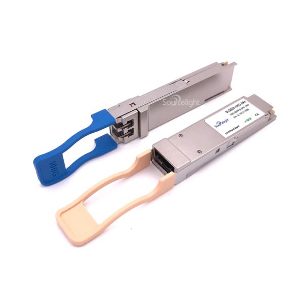 Compact Smf 10km Cwdm Optical Transceiver Qsfp 100g Lr4 TUV / UL Certification