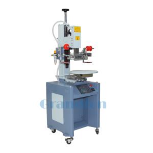 automatic carousel conveyor hot stamping machine for lids and caps