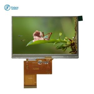 China 4.3 Inch IPS TFT LCD Display 300cd/M2 With Static Dynamic Driving Method wholesale