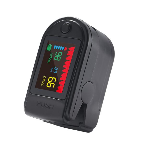 Quality FDA OLED Display Digital Fingertip Pulse Oximeter With Lanyard for sale