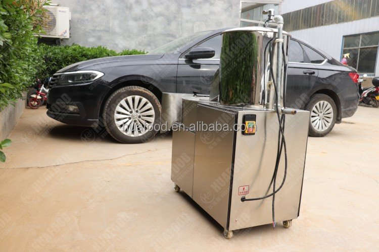 High Performance Potato Peeler And Slicer / Taro Peeler And Chipper / Potato Peeling And Slicing Machine