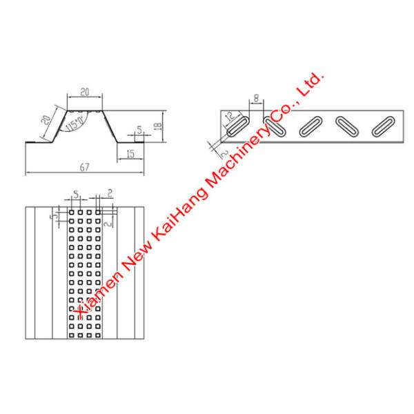 Top Hat Purlin Roof Truss Forming Machine With Embossing / Stiffener
