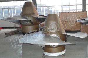 China Low Water Head Kaplan Hydro Turbine Generator With Stainless Steel Runner Blades on sale