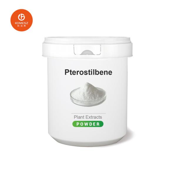 Quality KOMESZ Your Trusted Source for Pterostilbene Powder with White Color and Powder Appearance for sale